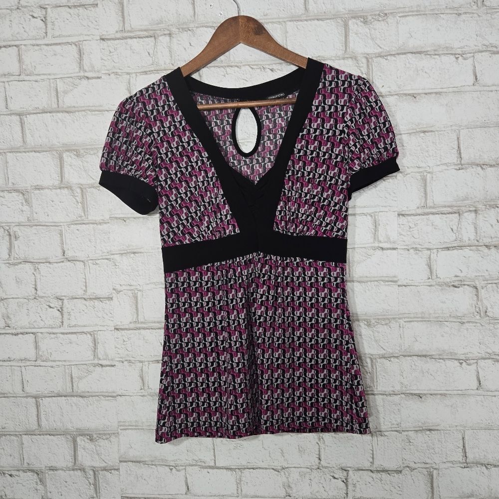 Maurices‎ purple/black dress shirt